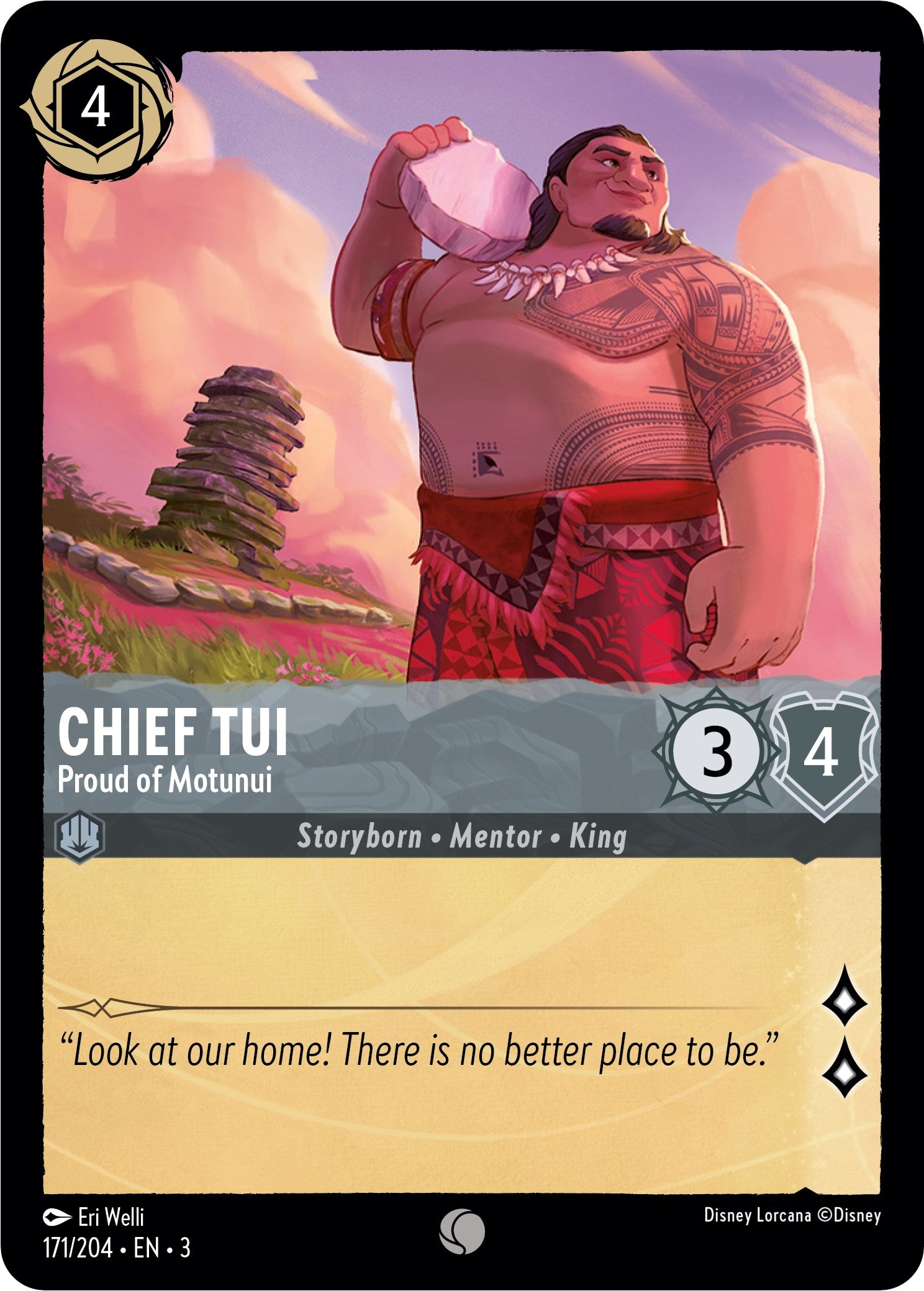 Chief Tui - Proud of Motunui (171/204) [Into the Inklands] | North Valley Games