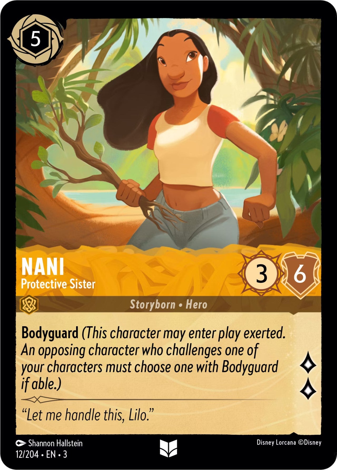 Nani - Protective Sister (12/204) [Into the Inklands] | North Valley Games