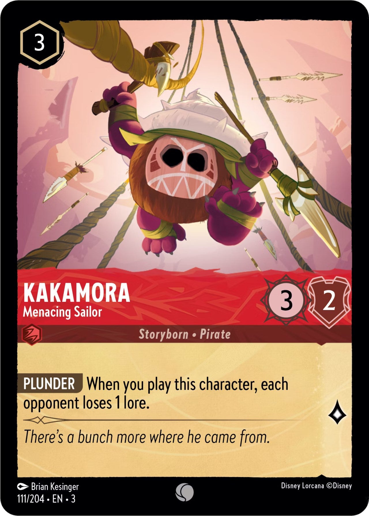 Kakamora - Menacing Sailor (111/204) [Into the Inklands] | North Valley Games