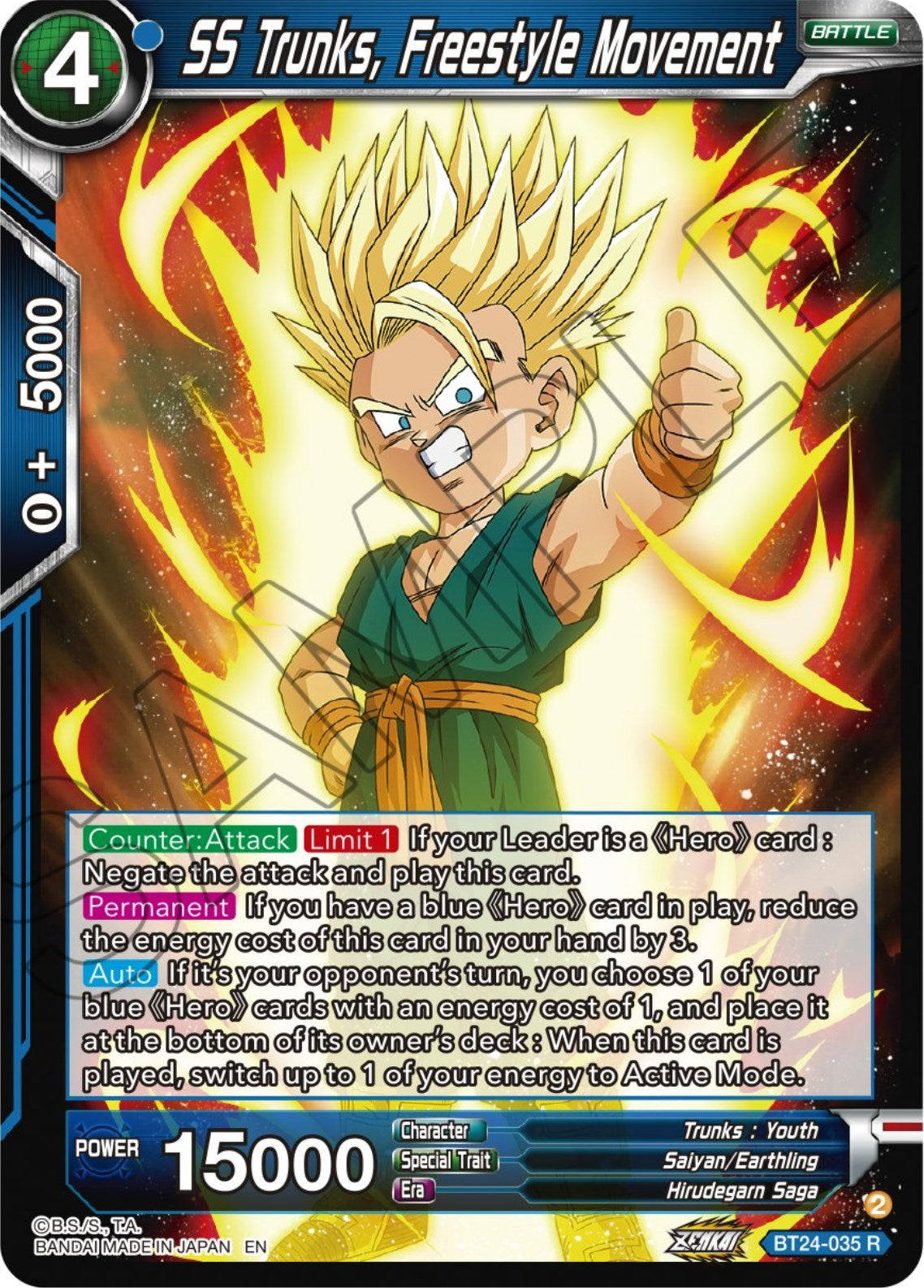 SS Trunks, Freestyle Movement (BT24-035) [Beyond Generations] | North Valley Games