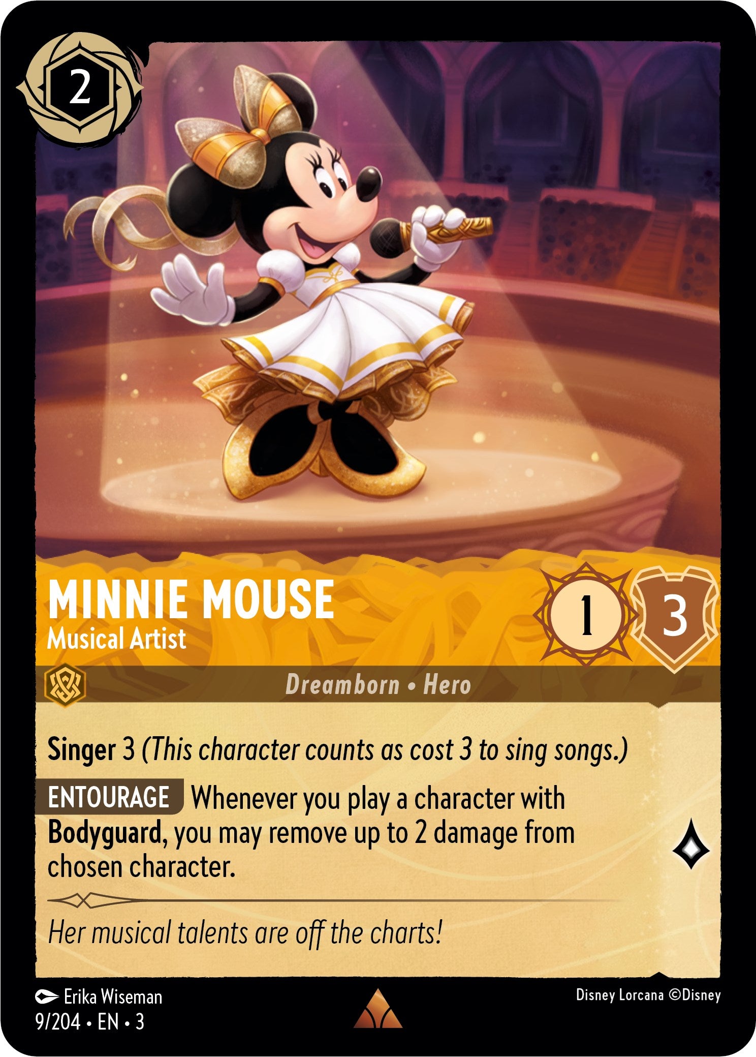 Minnie Mouse - Musical Artist (9/204) [Into the Inklands] | North Valley Games