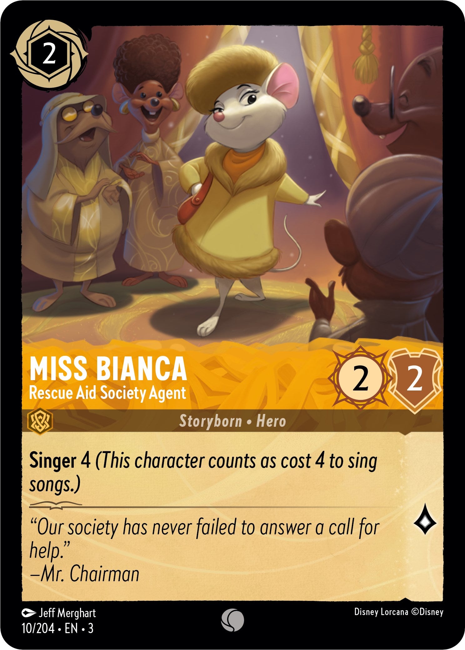 Miss Bianca - Rescue Aid Society Agent (10/204) [Into the Inklands] | North Valley Games