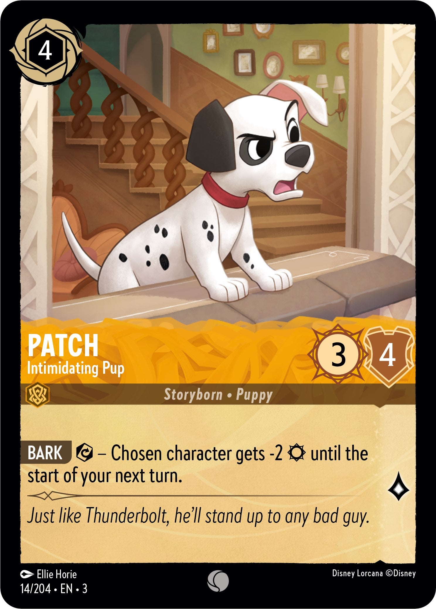 Patch - Intimidating Pup (14/204) [Into the Inklands] | North Valley Games