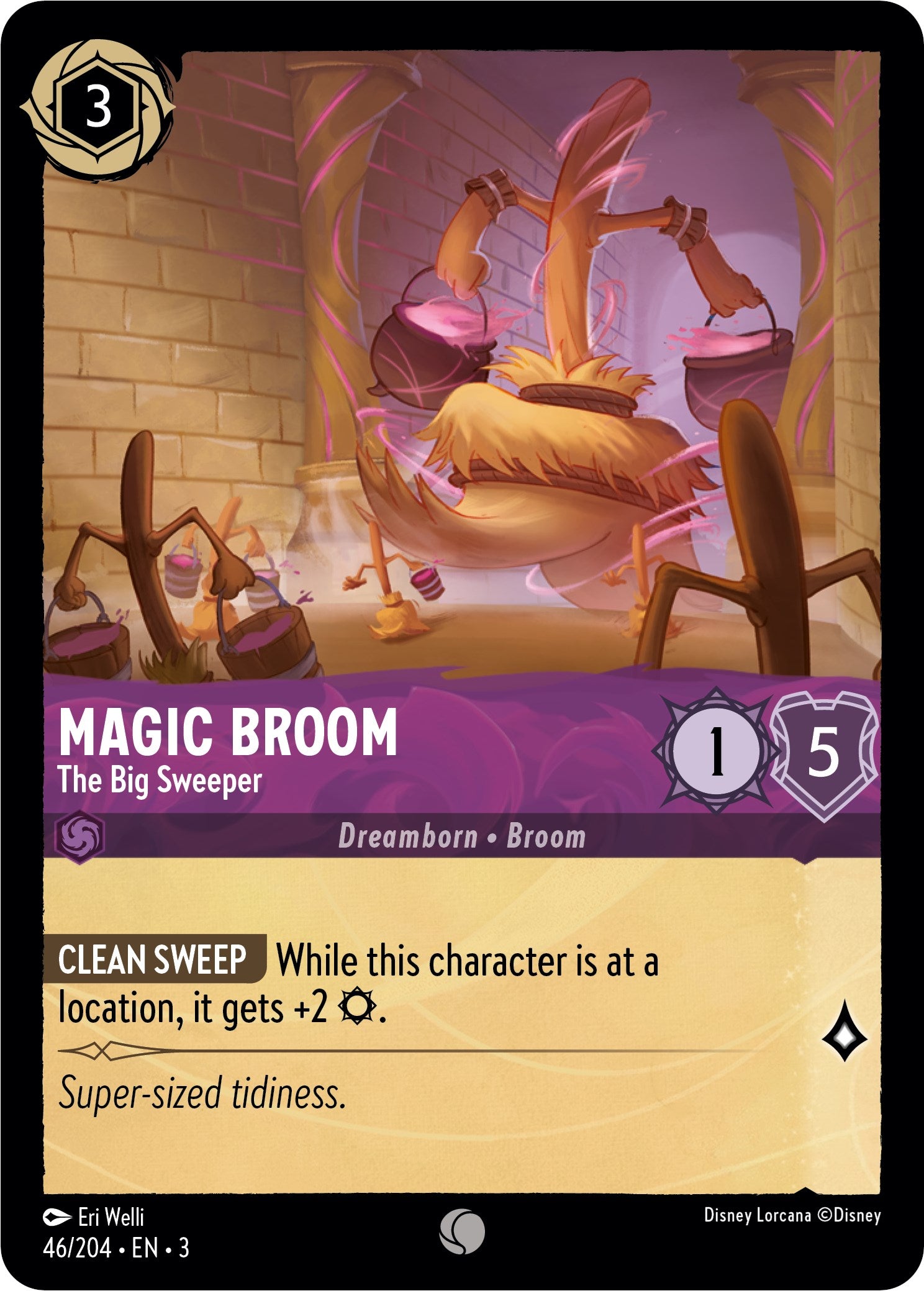 Magic Broom - The Big Sweeper (46//204) [Into the Inklands] | North Valley Games