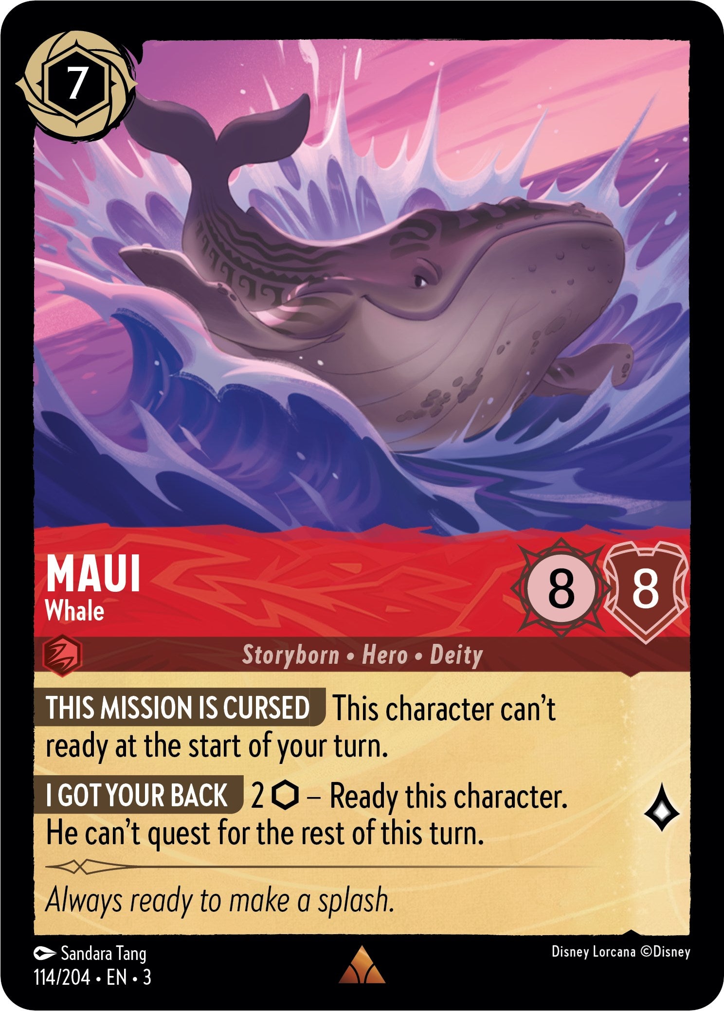 Maui - Whale (114//204) [Into the Inklands] | North Valley Games