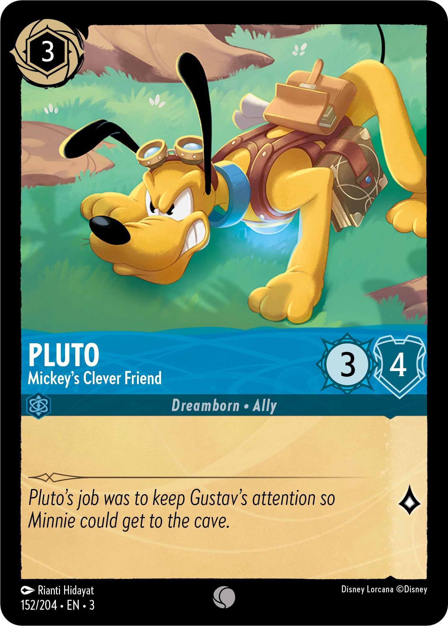 Pluto - Mickey's Clever Friend (152/204) [Into the Inklands] | North Valley Games