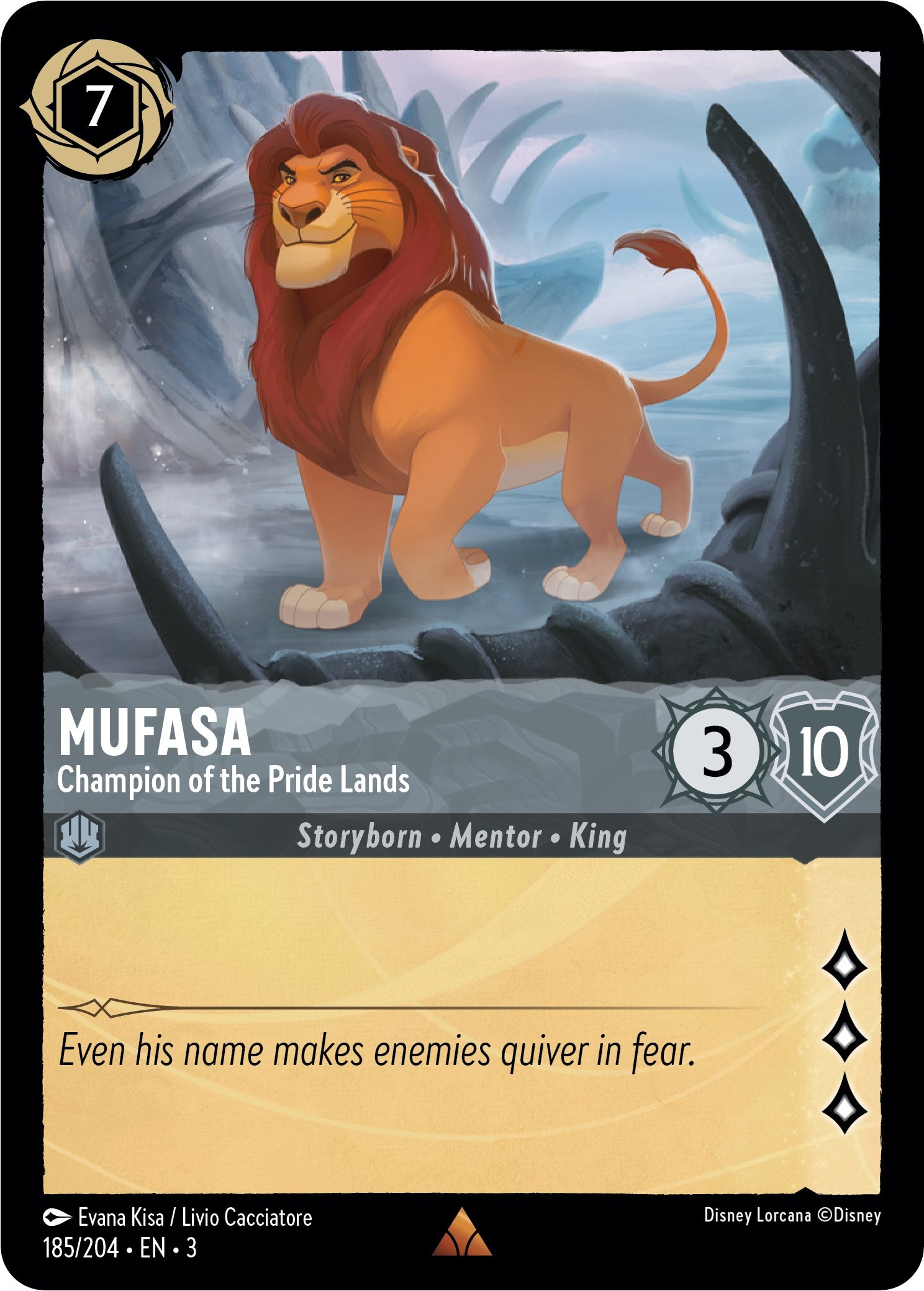 Mufasa - Champion of the Pride Lands (185/204) [Into the Inklands] | North Valley Games