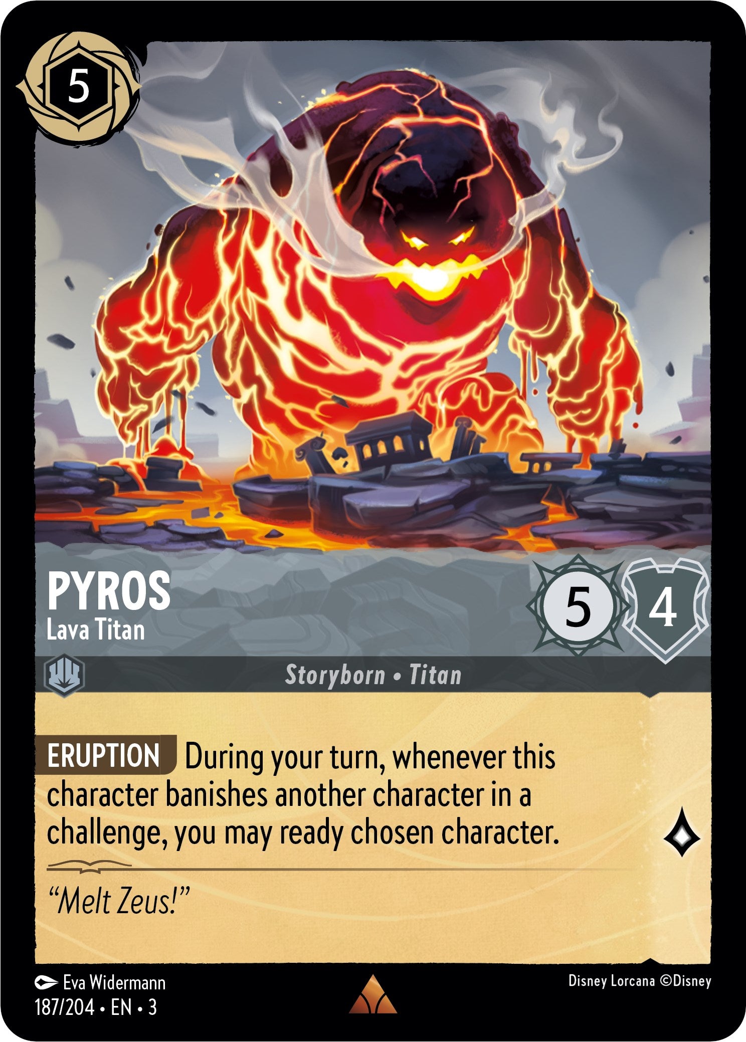 Pyros - Lava Titan (187/204) [Into the Inklands] | North Valley Games