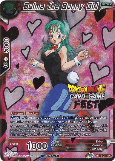 Bulma the Bunny Girl (Card Game Fest 2022) (BT10-011) [Tournament Promotion Cards] | North Valley Games