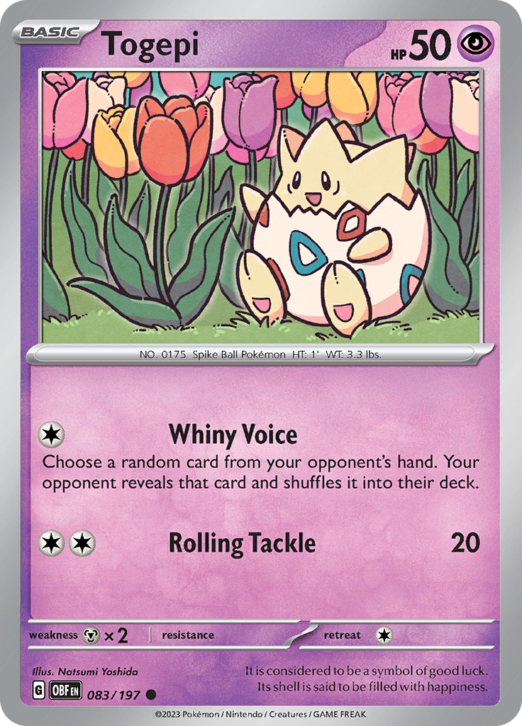 Togepi (083/197) [Scarlet & Violet: Obsidian Flames] | North Valley Games