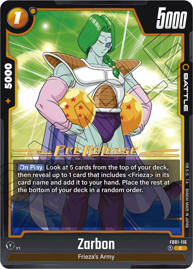 Zarbon [Awakened Pulse Pre-Release Cards] | North Valley Games