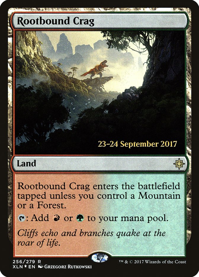 Rootbound Crag [Ixalan Prerelease Promos] | North Valley Games