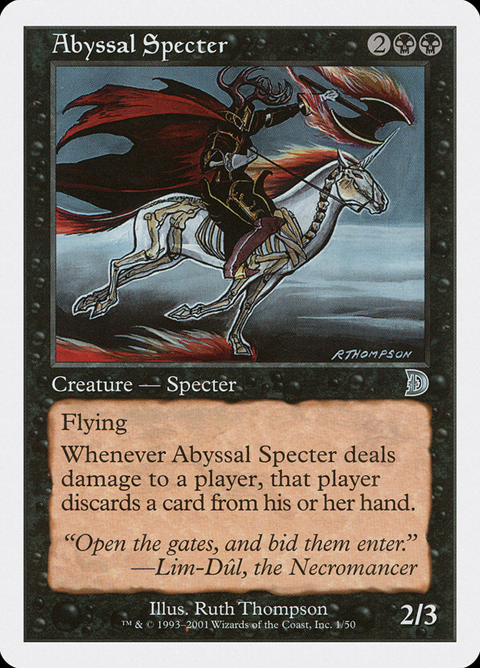 Abyssal Specter [Deckmasters] | North Valley Games
