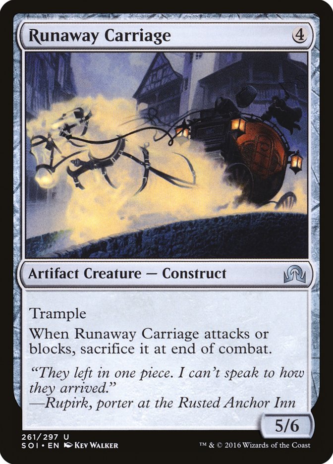 Runaway Carriage [Shadows over Innistrad] | North Valley Games