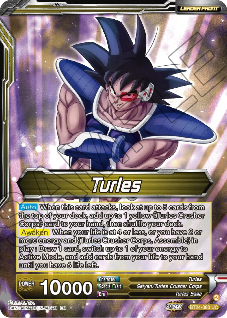 Turles // Turles, Corps Commander (SLR) (BT24-080) [Beyond Generations] | North Valley Games