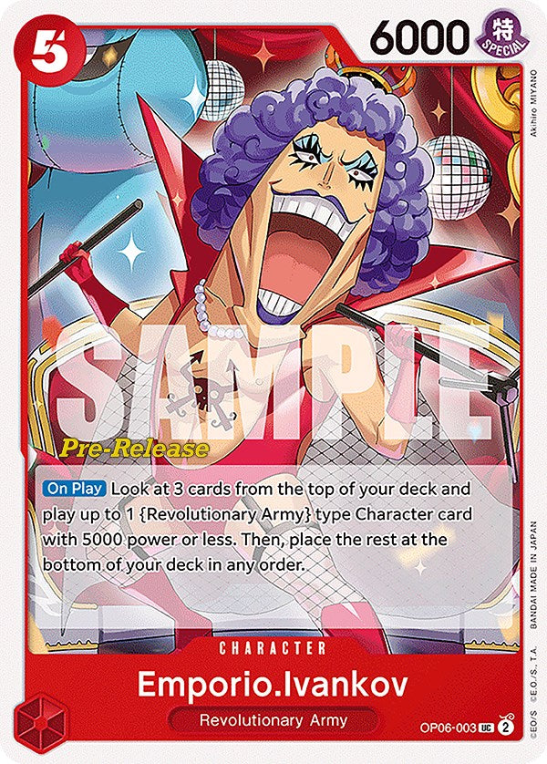 Emporio.Ivankov [Wings of the Captain Pre-Release Cards] | North Valley Games