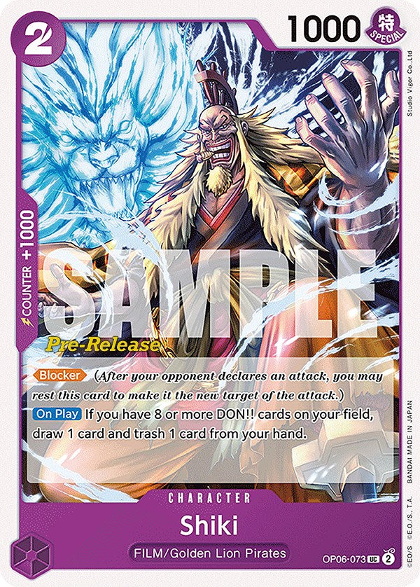 Shiki [Wings of the Captain Pre-Release Cards] | North Valley Games