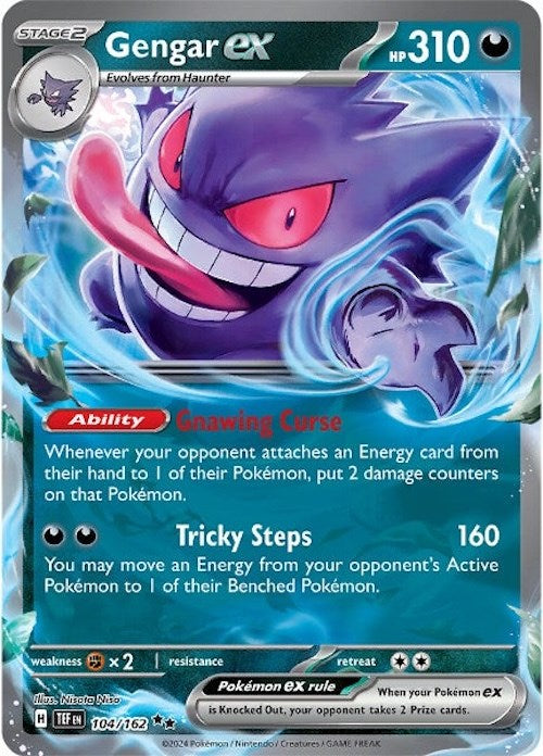 Gengar ex (104/162) [Scarlet & Violet: Temporal Forces] | North Valley Games