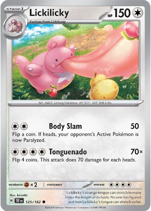 Lickilicky (125/162) [Scarlet & Violet: Temporal Forces] | North Valley Games