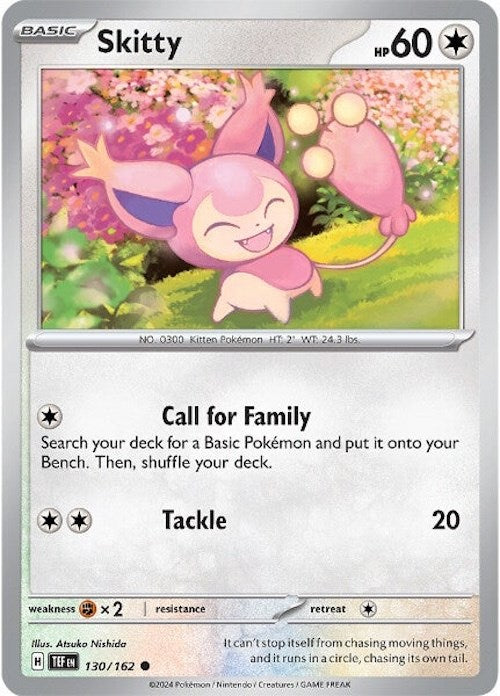 Skitty (130/162) [Scarlet & Violet: Temporal Forces] | North Valley Games