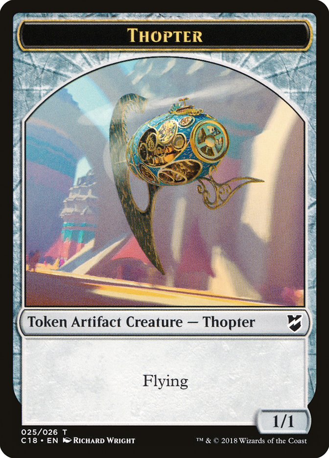 Thopter Token (025/026) [Commander 2018 Tokens] | North Valley Games