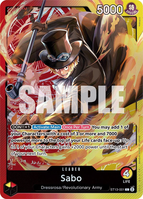 Sabo [Ultra Deck: The Three Brothers] | North Valley Games