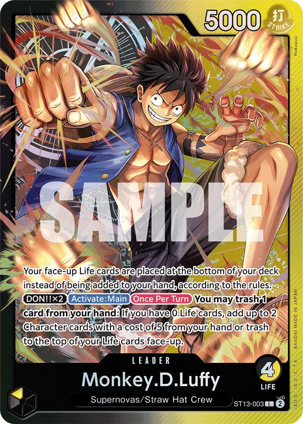 Monkey.D.Luffy [Ultra Deck: The Three Brothers] | North Valley Games