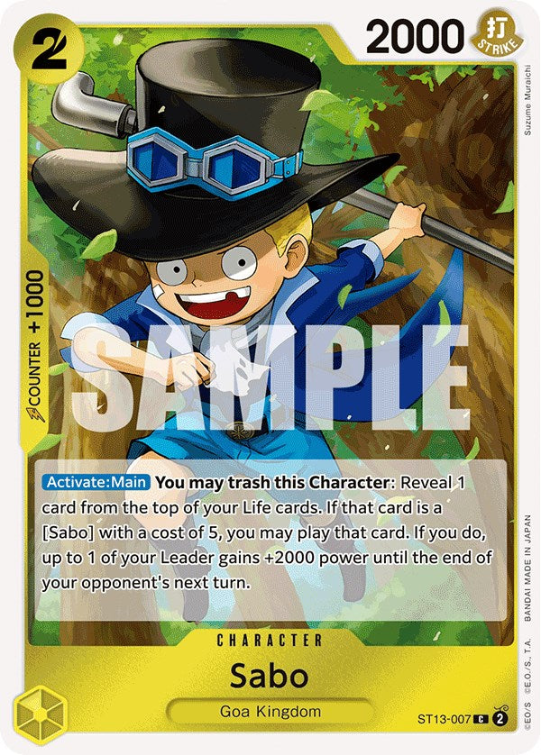 Sabo [Ultra Deck: The Three Brothers] | North Valley Games