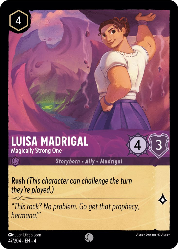 Luisa Madrigal - Magically Strong One (47/204) [Ursula's Return] | North Valley Games