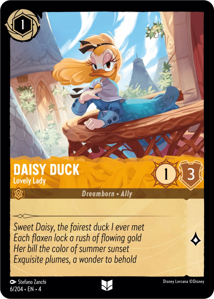 Daisy Duck - Lovely Lady (6/204) [Ursula's Return] | North Valley Games