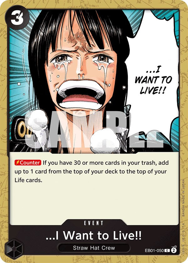 ...I Want to Live!! [Extra Booster: Memorial Collection] | North Valley Games