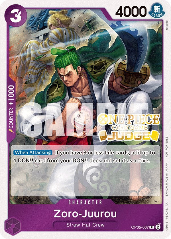 Zoro-Juurou (Judge Pack Vol. 3) [One Piece Promotion Cards] | North Valley Games
