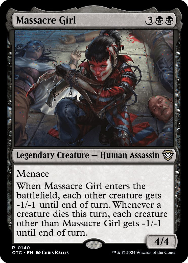 Massacre Girl [Outlaws of Thunder Junction Commander] | North Valley Games
