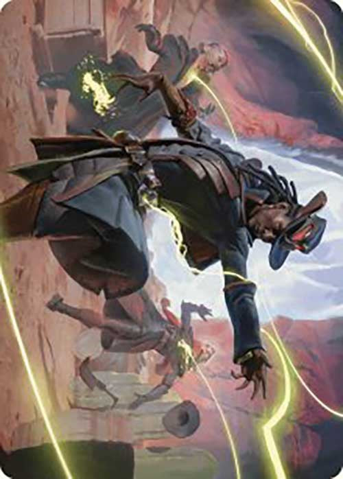 Lilah, Undefeated Slickshot Art Card [Outlaws of Thunder Junction Art Series] | North Valley Games