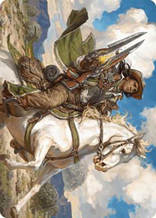 Wylie Duke, Atiin Hero Art Card [Outlaws of Thunder Junction Art Series] | North Valley Games