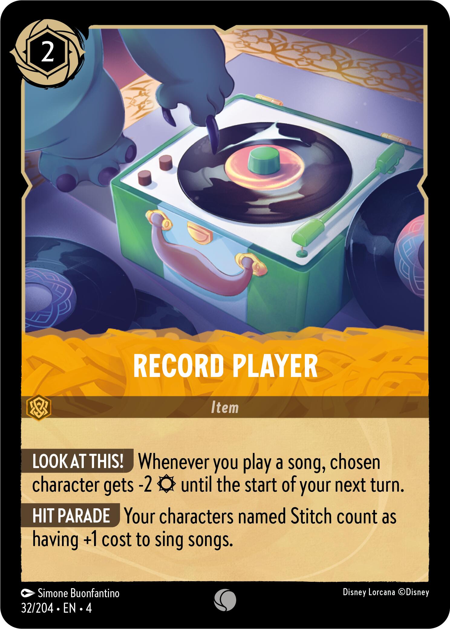 Record Player (32/204) [Ursula's Return] | North Valley Games