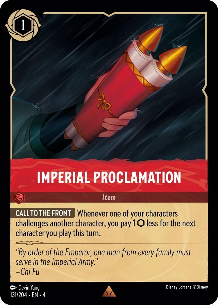 Imperial Proclamation (131/204) [Ursula's Return] | North Valley Games