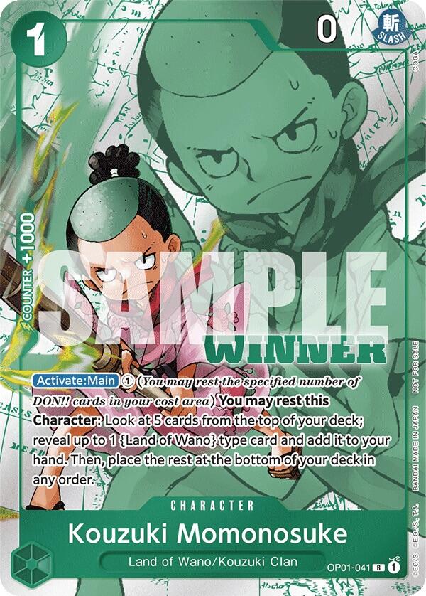 Kouzuki Momonosuke (Winner Pack Vol. 7) [One Piece Promotion Cards] | North Valley Games