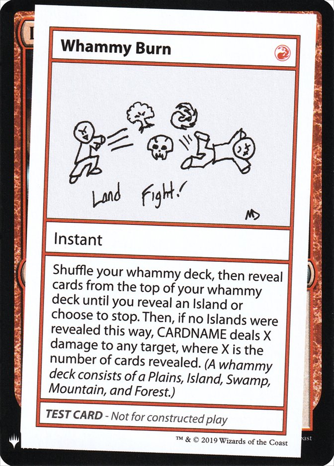 Whammy Burn [Mystery Booster Playtest Cards] | North Valley Games