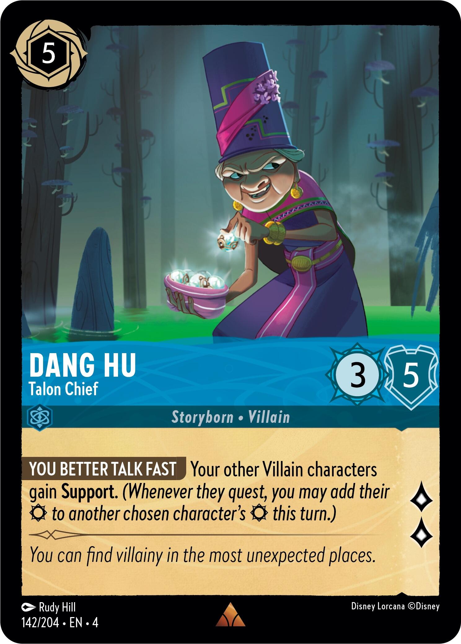Dang Hu - Talon Chief (142/204) [Ursula's Return] | North Valley Games