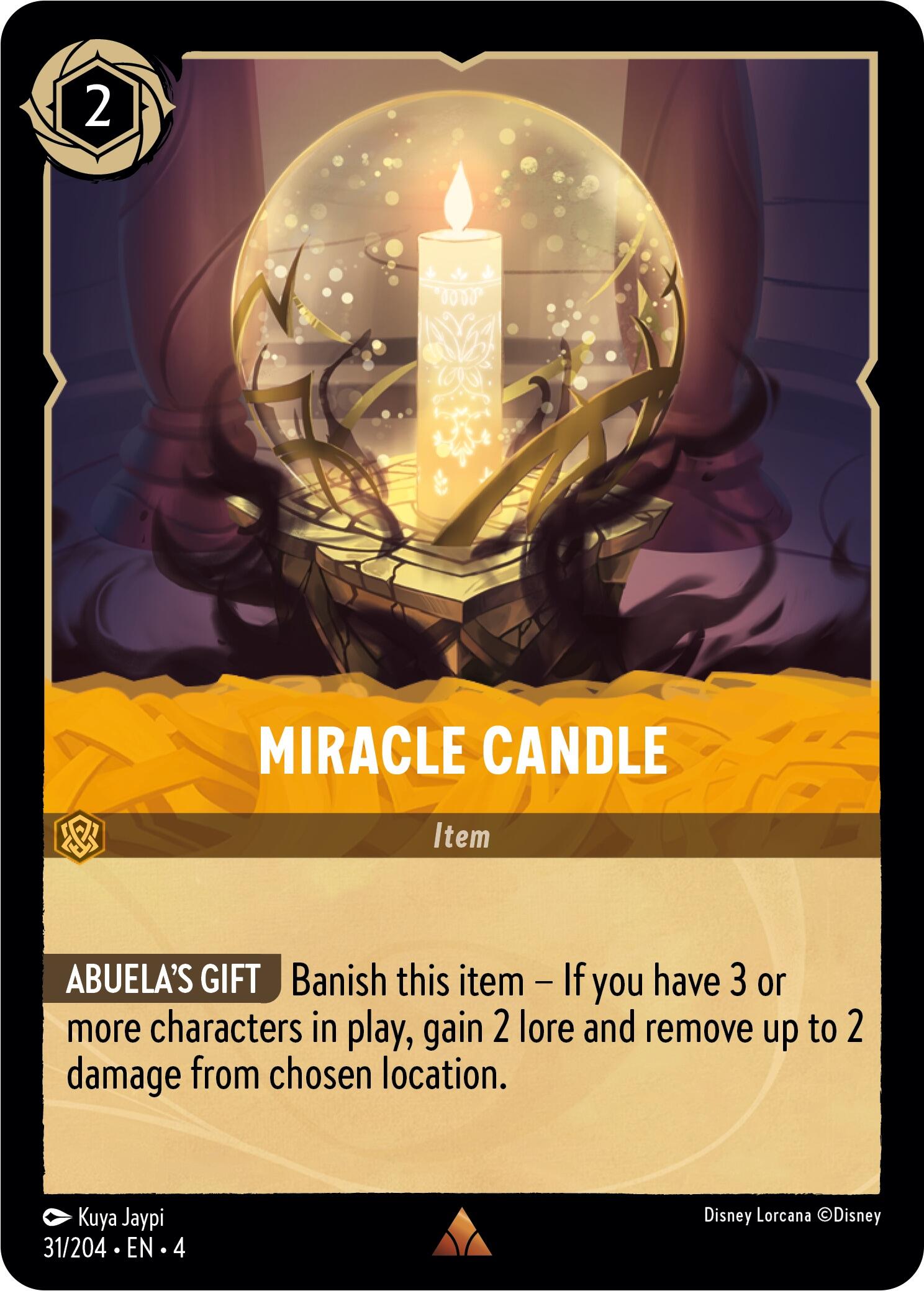 Miracle Candle (31/204) [Ursula's Return] | North Valley Games