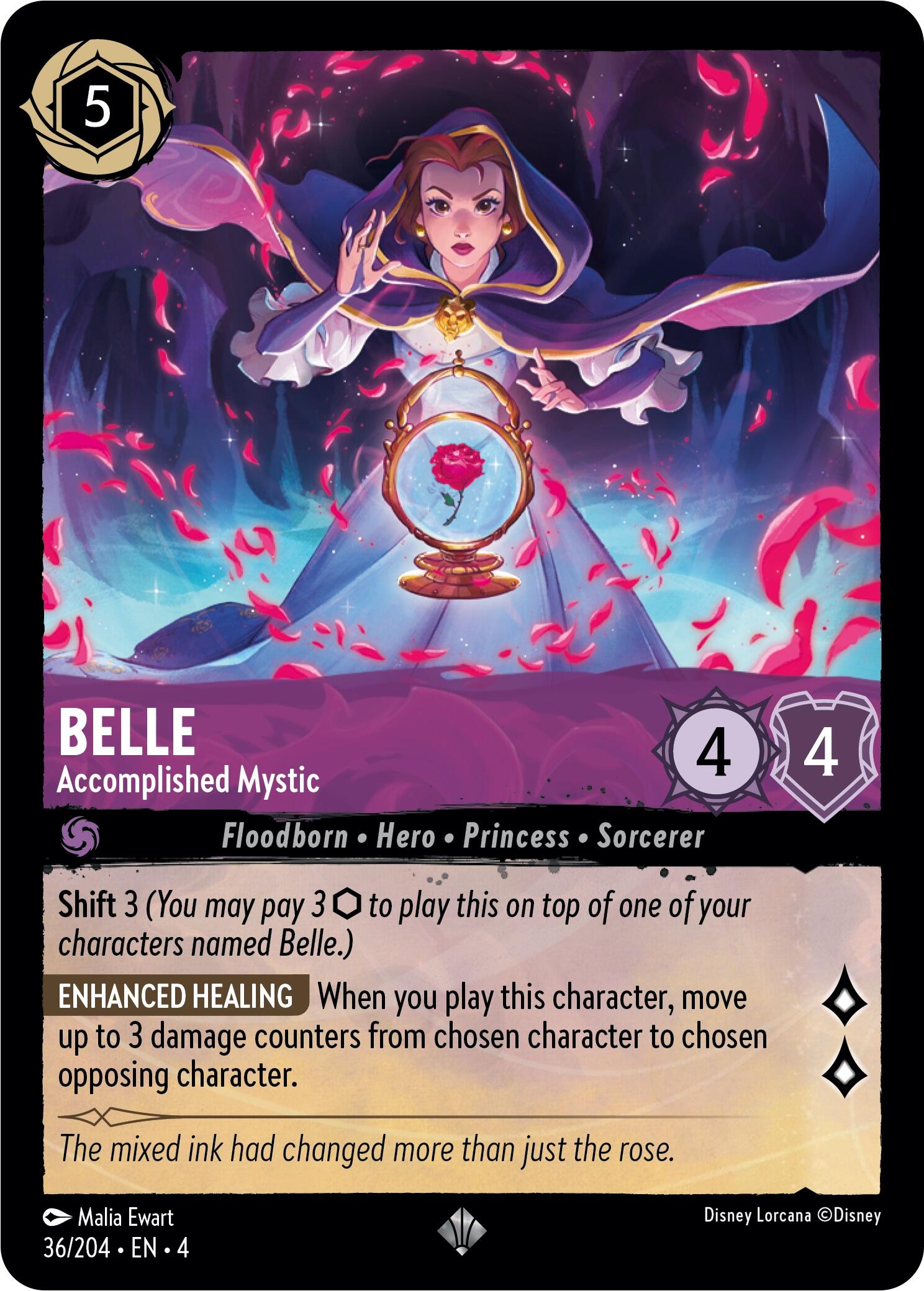 Belle - Accomplished Mystic (36/204) [Ursula's Return] | North Valley Games