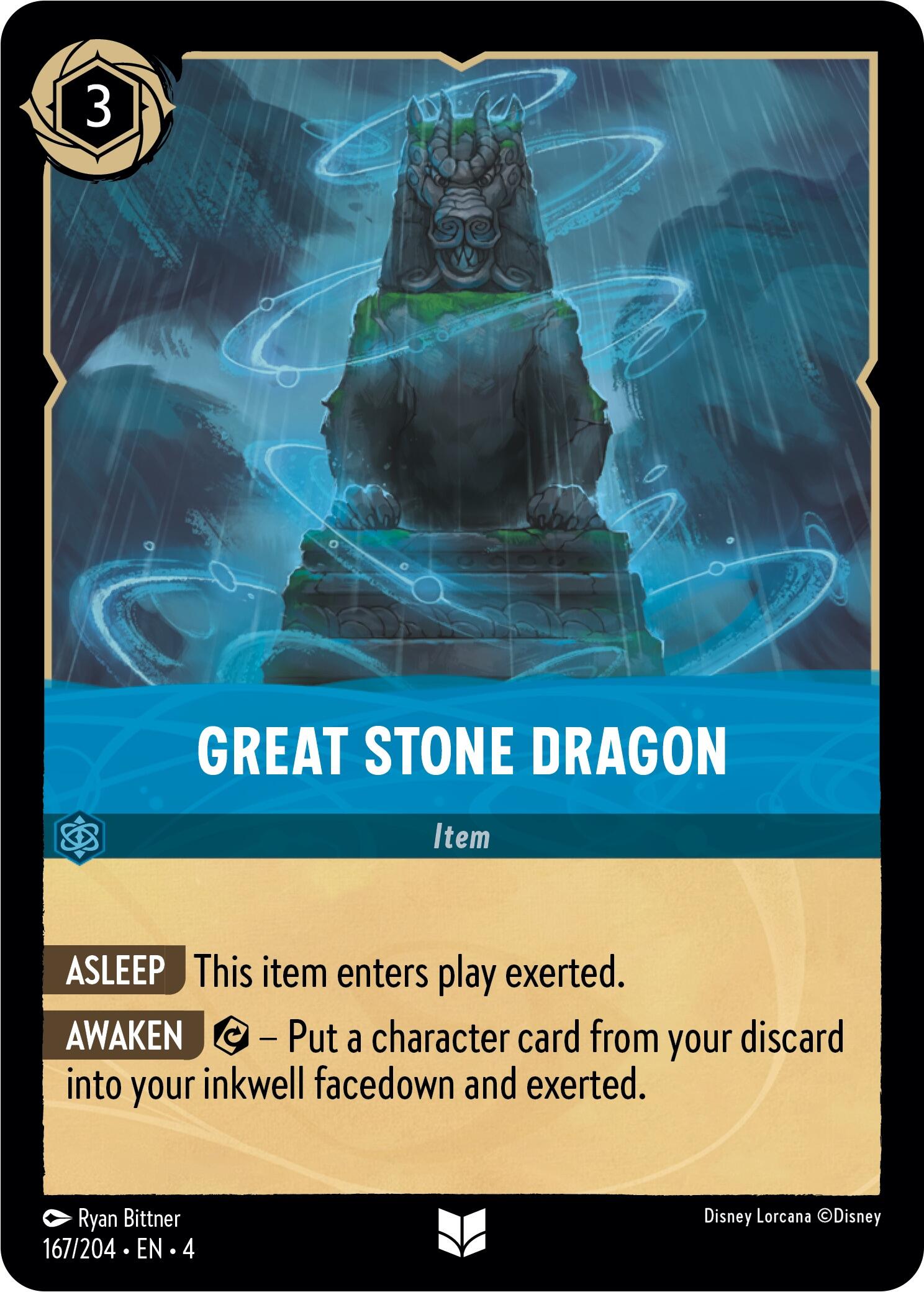Great Stone Dragon (167/204) [Ursula's Return] | North Valley Games