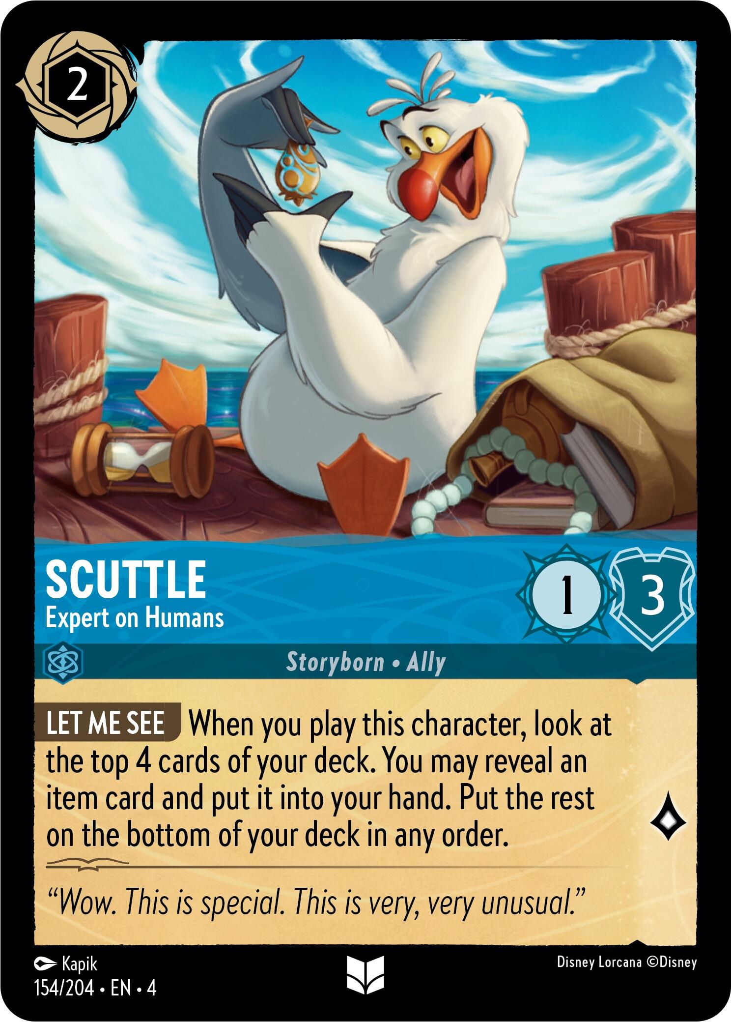Scuttle - Expert on Humans (154/204) [Ursula's Return] | North Valley Games