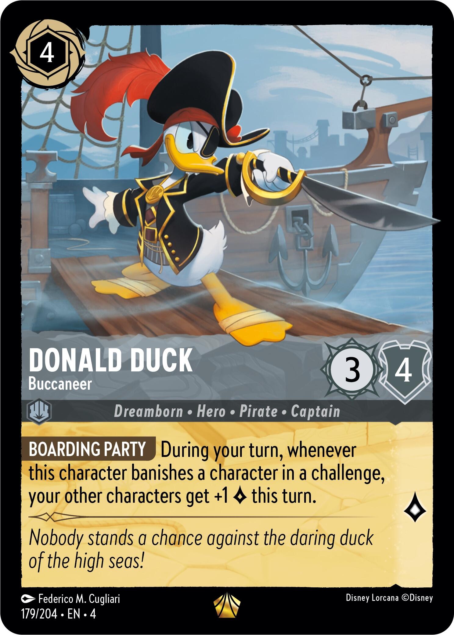Donald Duck - Buccaneer (179/204) [Ursula's Return] | North Valley Games