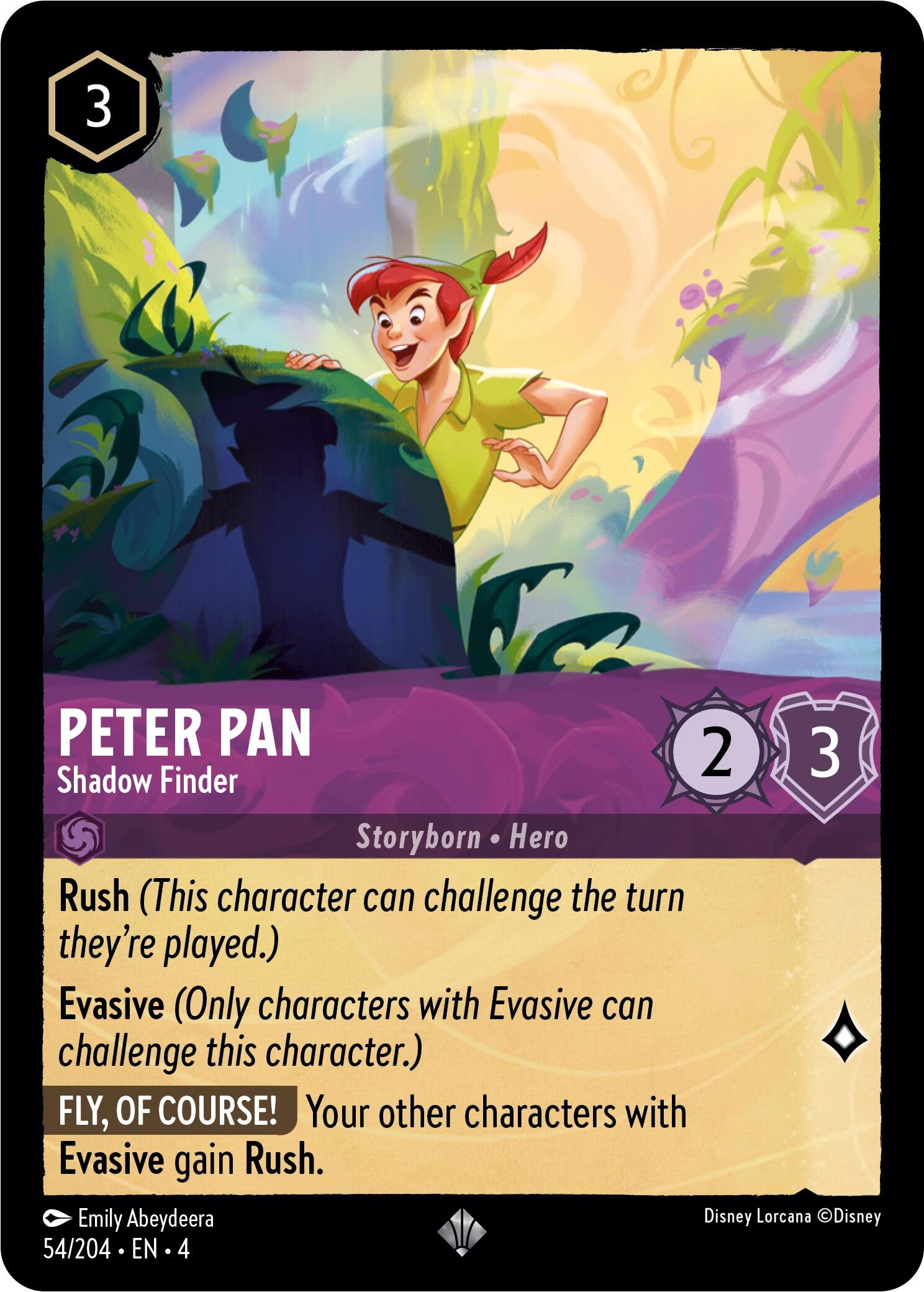 Peter Pan - Shadow Finder (54/204) [Ursula's Return] | North Valley Games