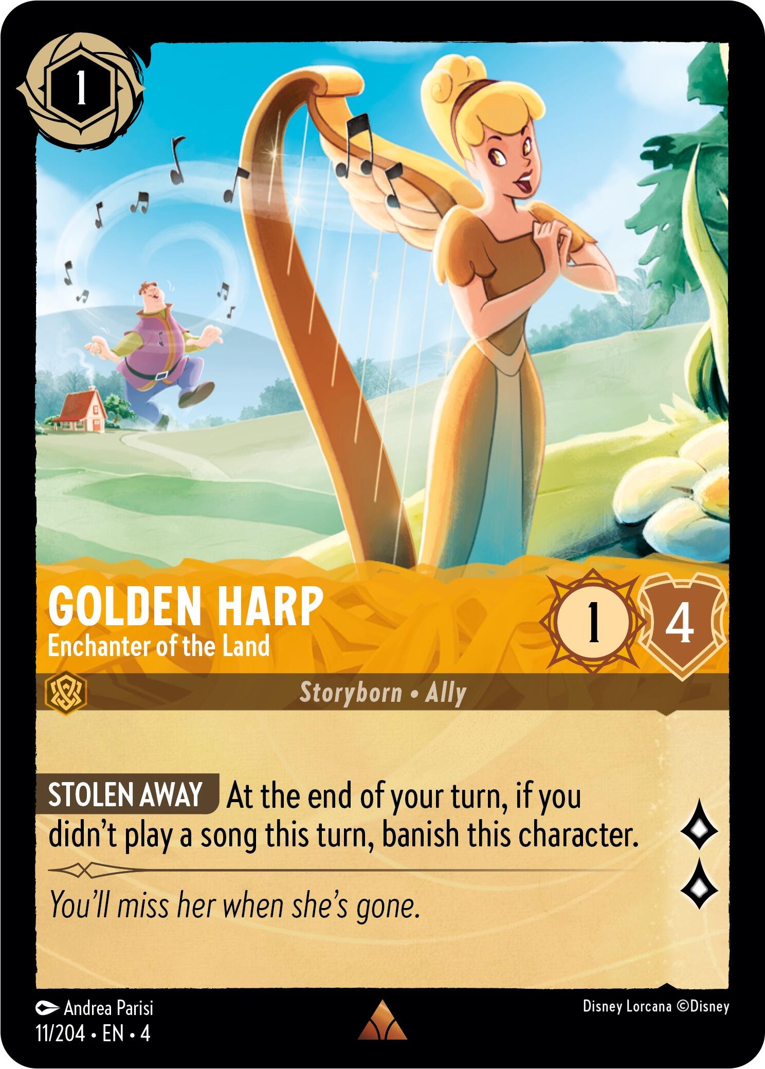 Golden Harp - Enchanter of the Land (11/204) [Ursula's Return] | North Valley Games