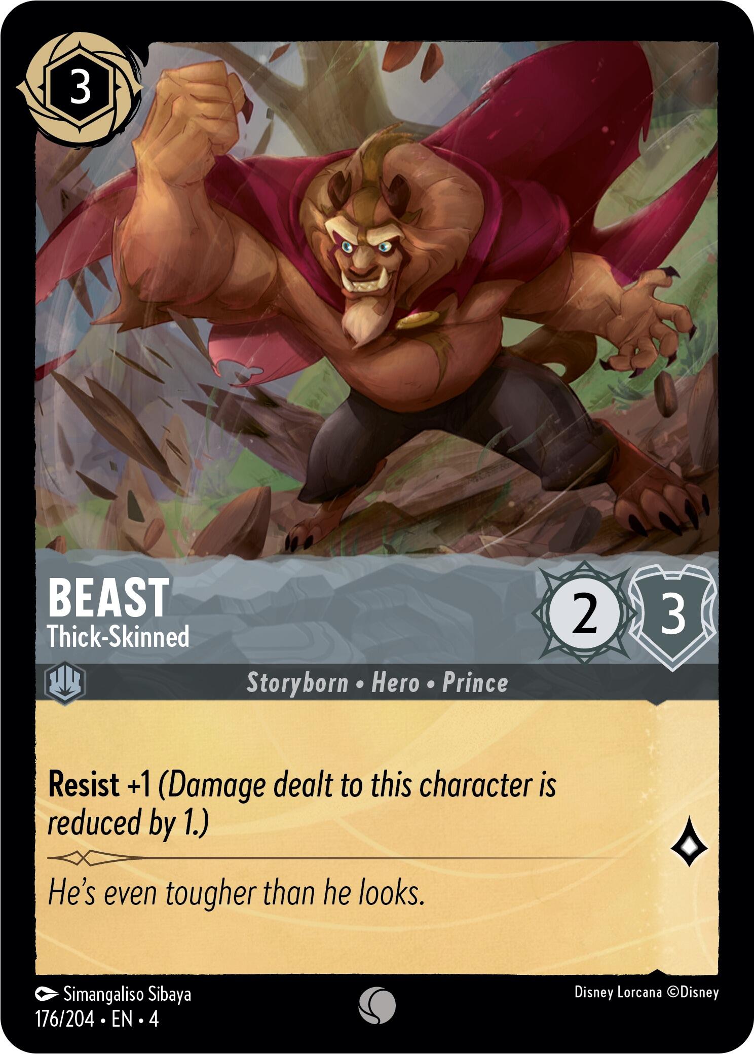 Beast - Thick-Skinned (176/204) [Ursula's Return] | North Valley Games