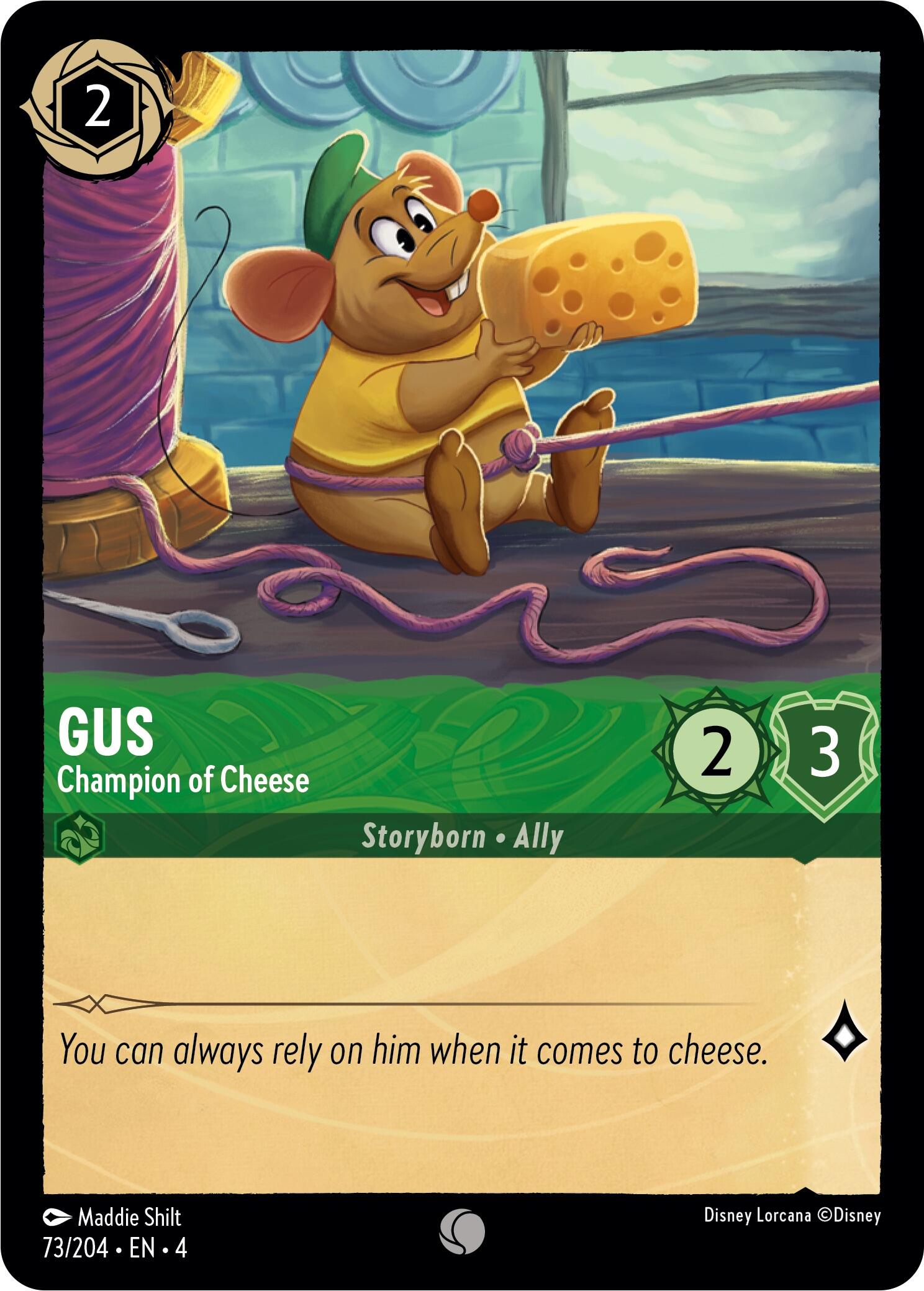 Gus - Champion of Cheese (73/204) [Ursula's Return] | North Valley Games