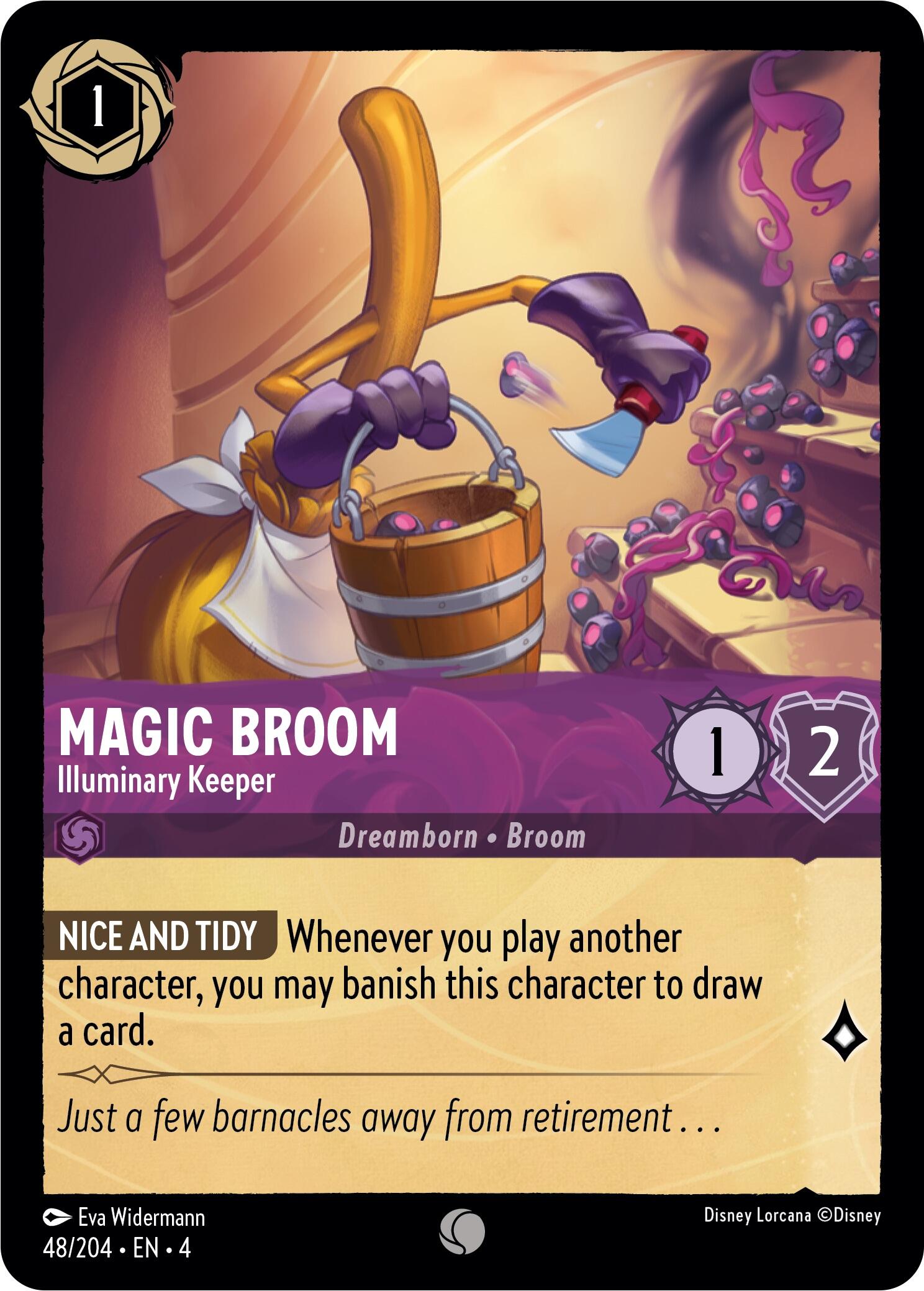 Magic Broom - Illuminary Keeper (48/204) [Ursula's Return] | North Valley Games
